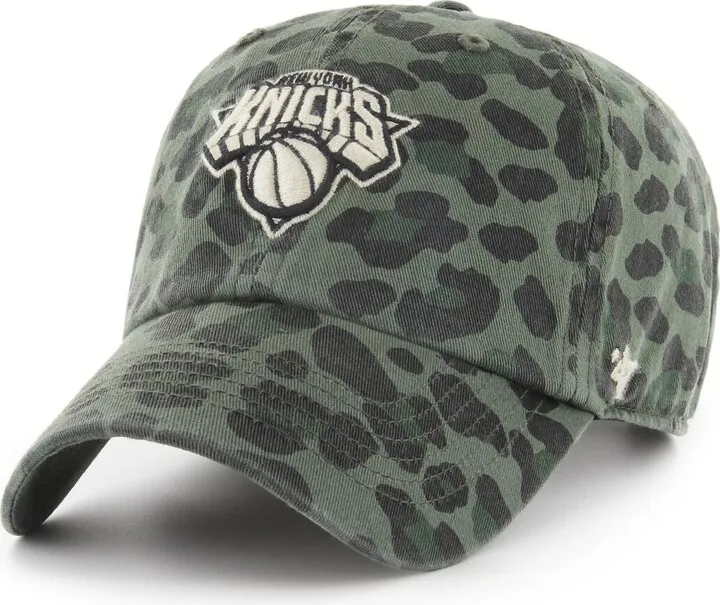 Women's '47 Brand Green New York Knicks Bagheera Clean Up Adjustable Hat