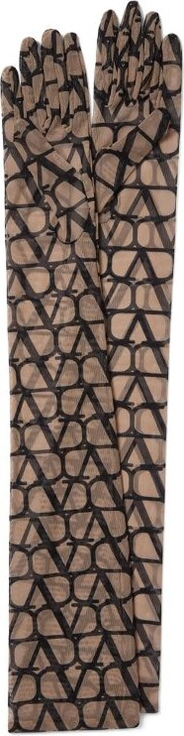 Valentino Garavani Toile Iconographe Long-Sleeved Gloves