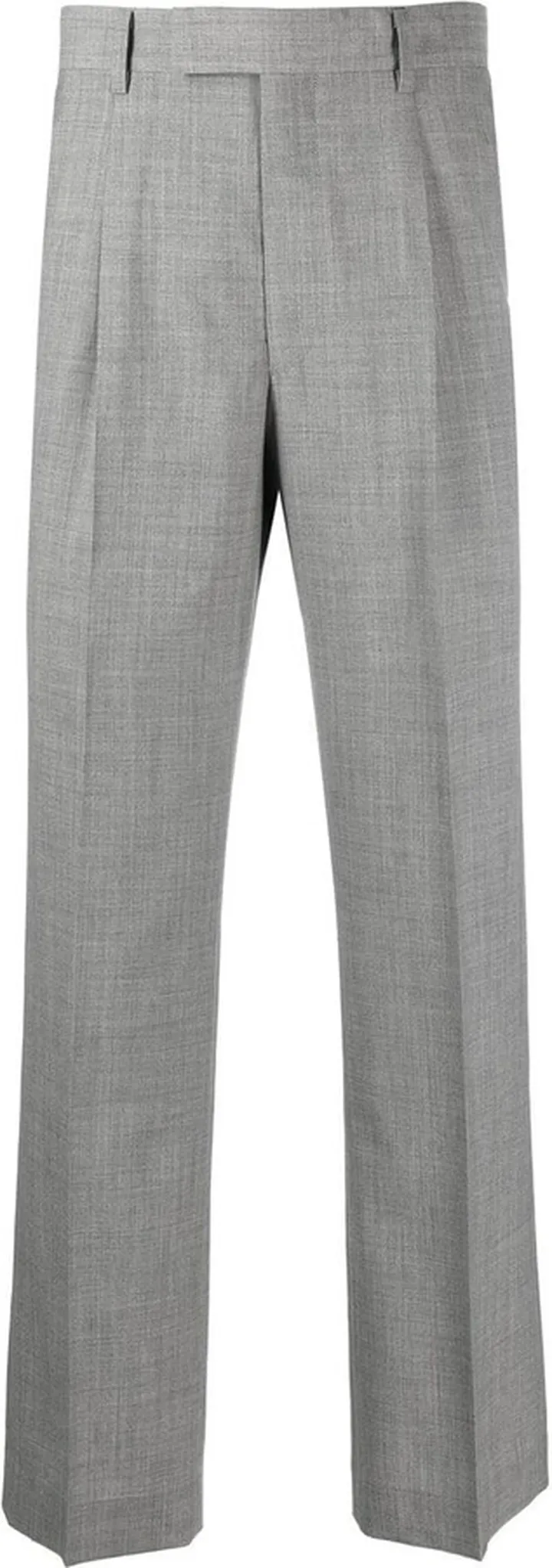 Straight-Leg Pressed-Crease Trousers