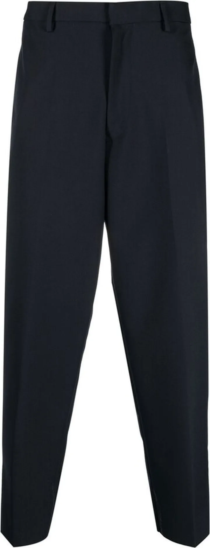 Cropped-Leg Formal Trousers