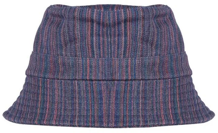 YMC Striped Denim Bucket Hat