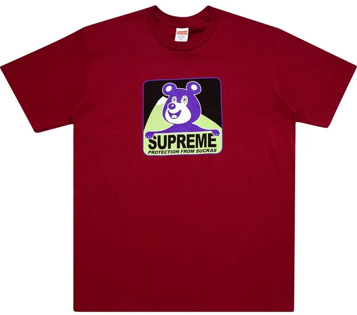 logo bear print T-shirt