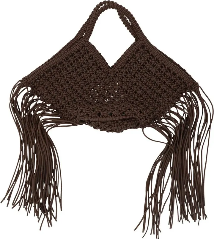 Small Woven Basket Bag