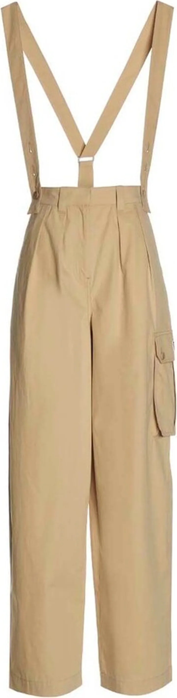 Kenzo High-Waist Straight-Leg Cargo Trousers