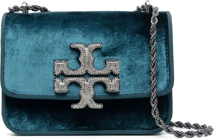 small Eleanor velvet crossbody bag
