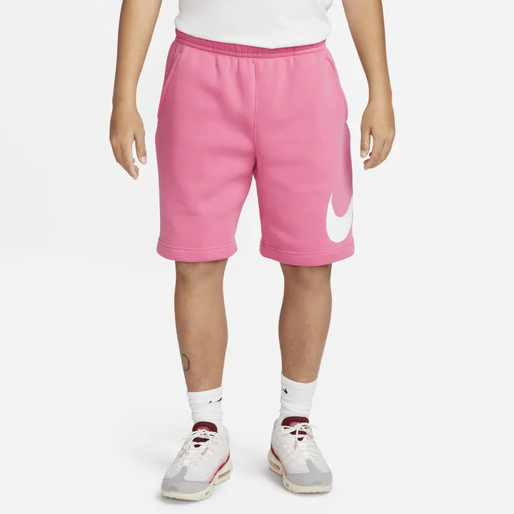 Men's Nike Sportswear Club Graphic Shorts in Pink
