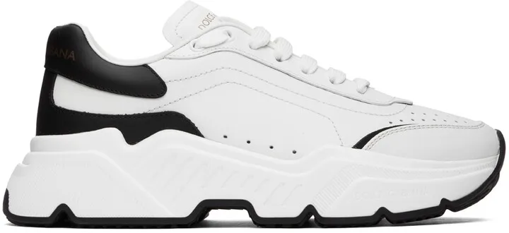 Dolce & Gabbana White Daymaster Low-Top Sneakers