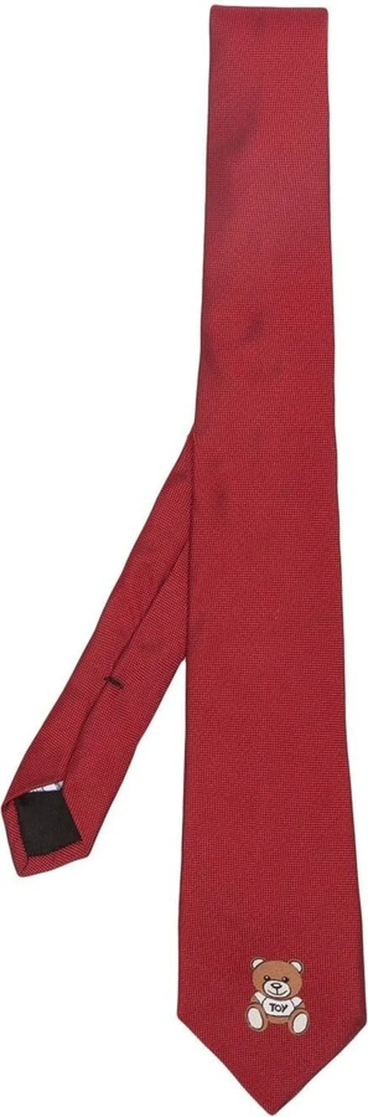 Silk Embroidered-Logo Tie