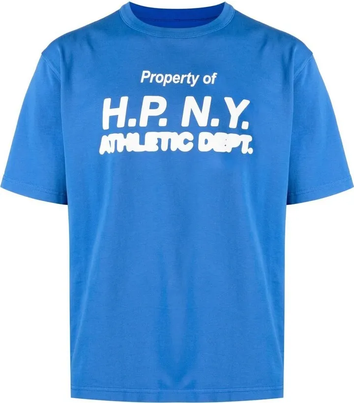 slogan-print cotton T-shirt