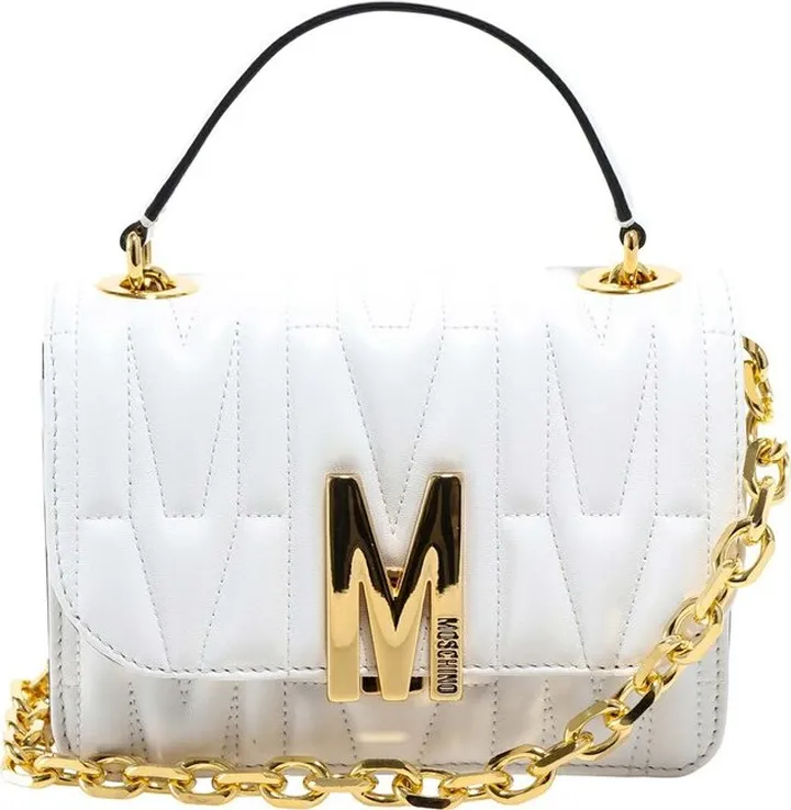 Moschino Logo Plaque Shoulder Bag