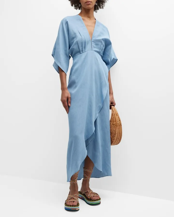 Katherine Chambray Midi Dress