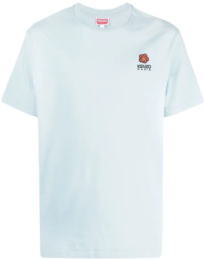 Boke Flower patch round-neck T-shirt