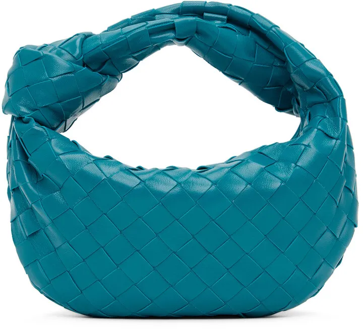 Bottega Veneta Blue Mini Jodie Bag