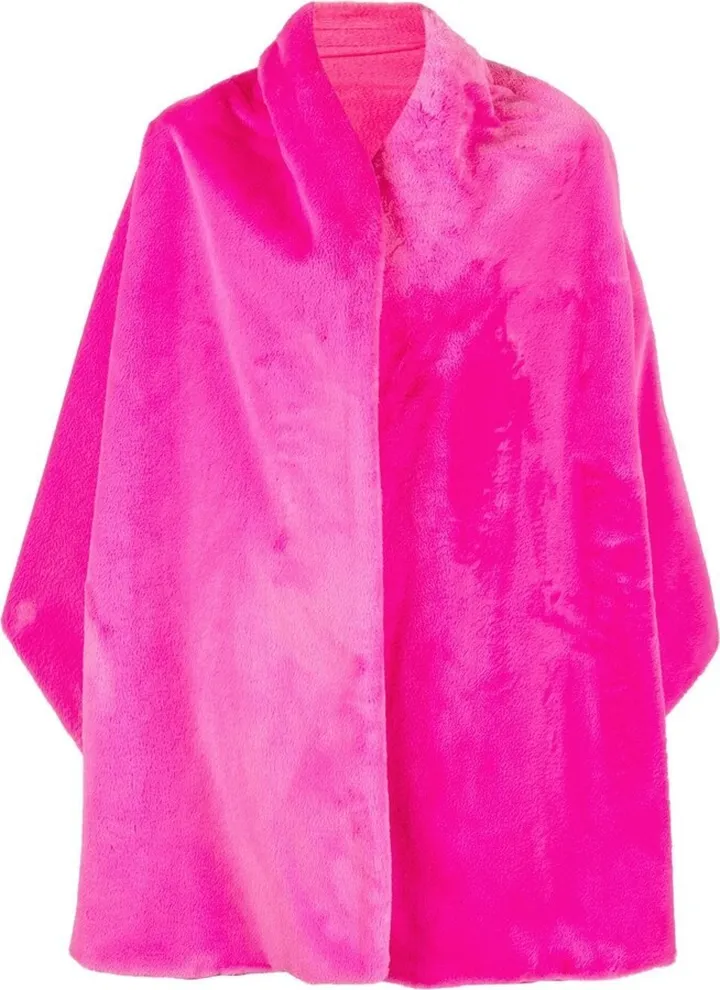 Textured Cape-Style Jacket