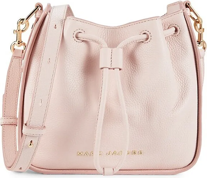 Pebbled Leather Bucket Bag