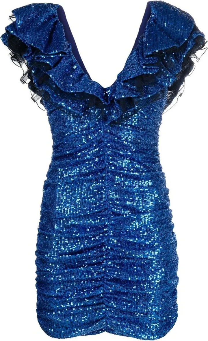 Sequin-Embellished Minidress