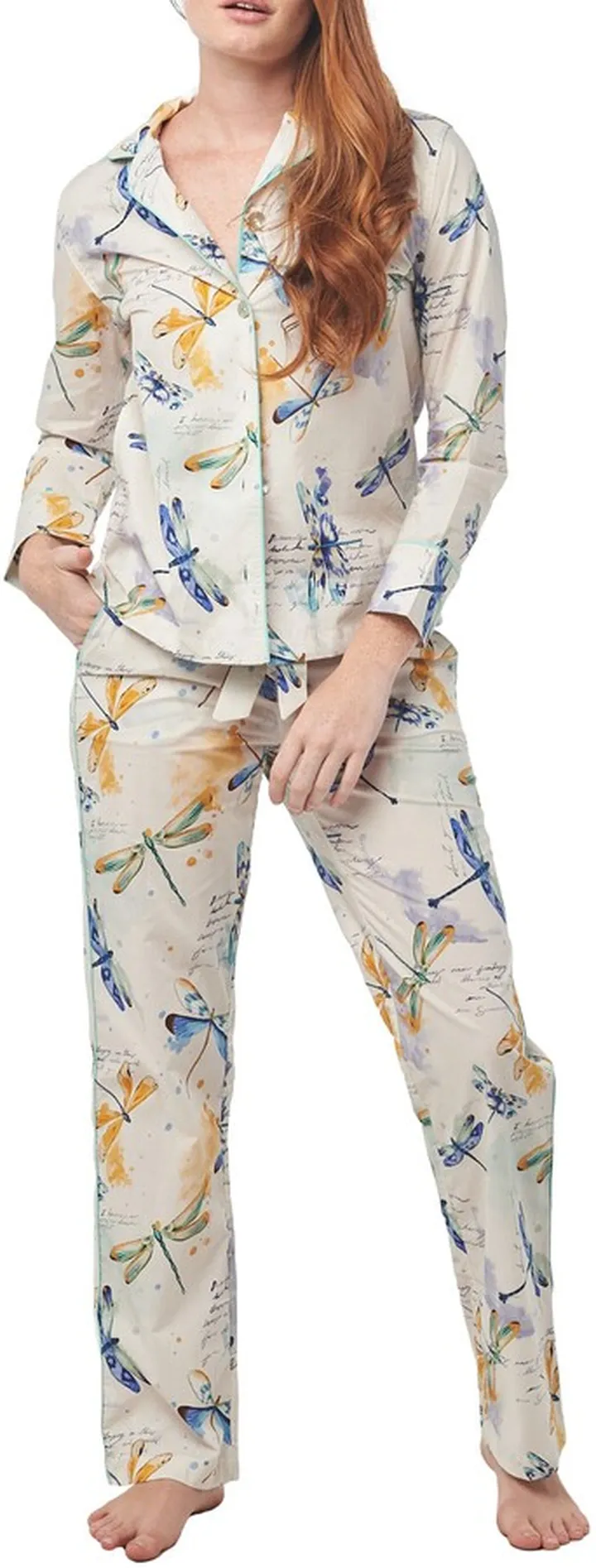 Emma Dragonflies Cotton Pajamas