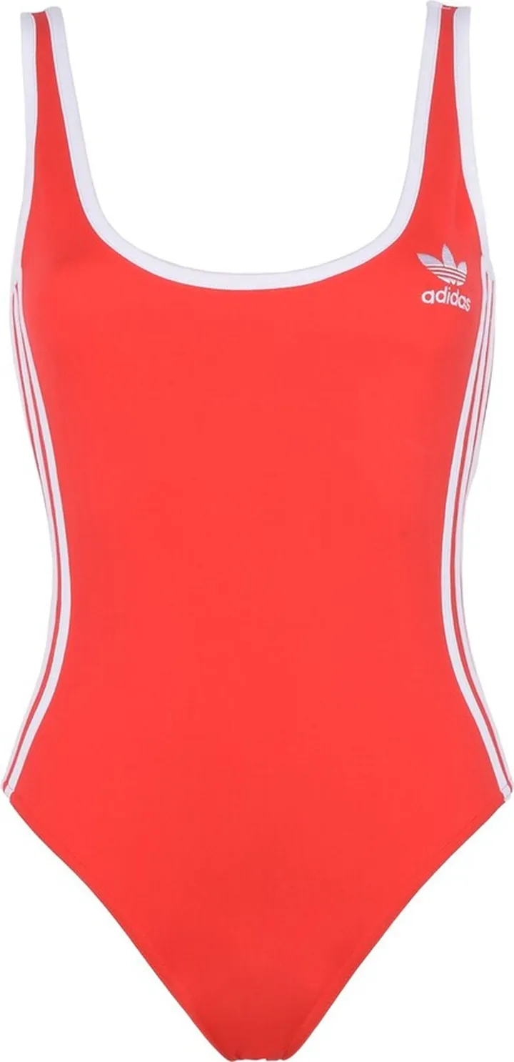 3 Stripes Body Lingerie Bodysuit Red