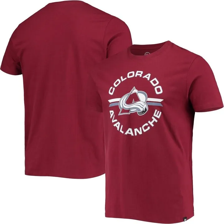 Men's '47 Burgundy Colorado Avalanche Assist Super Rival T-shirt