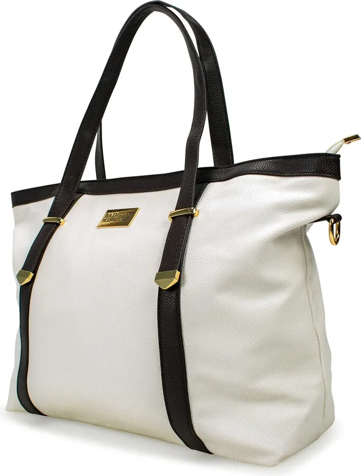 Badgley Mischka Anna Faux Leather Tote Weekender Travel Bag