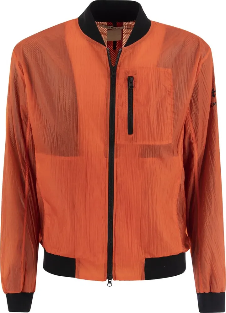 Lightweight Nylon Bomber Jacket
