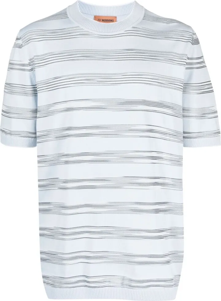 striped cotton T-shirt