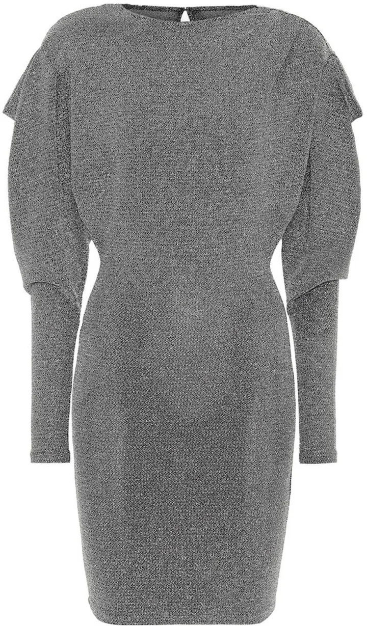 Waden metallic knit minidress