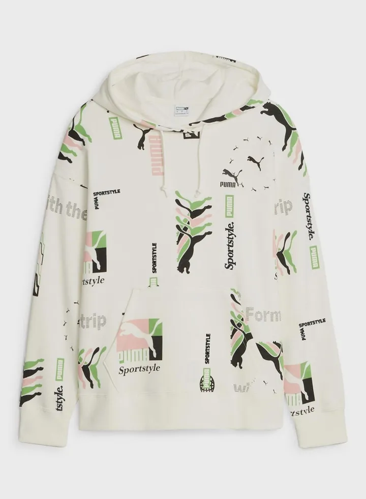 Classics Aop Brand Love Hoodie