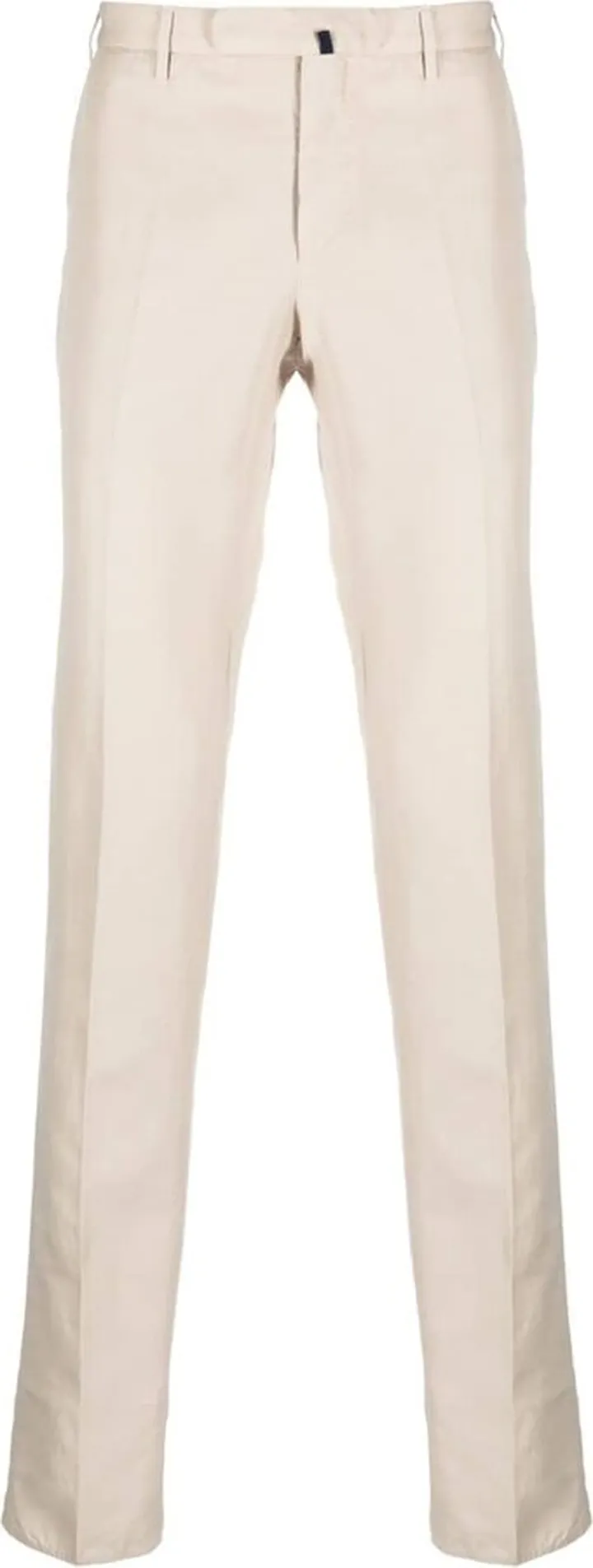 Straight-Leg Linen-Cotton Trousers