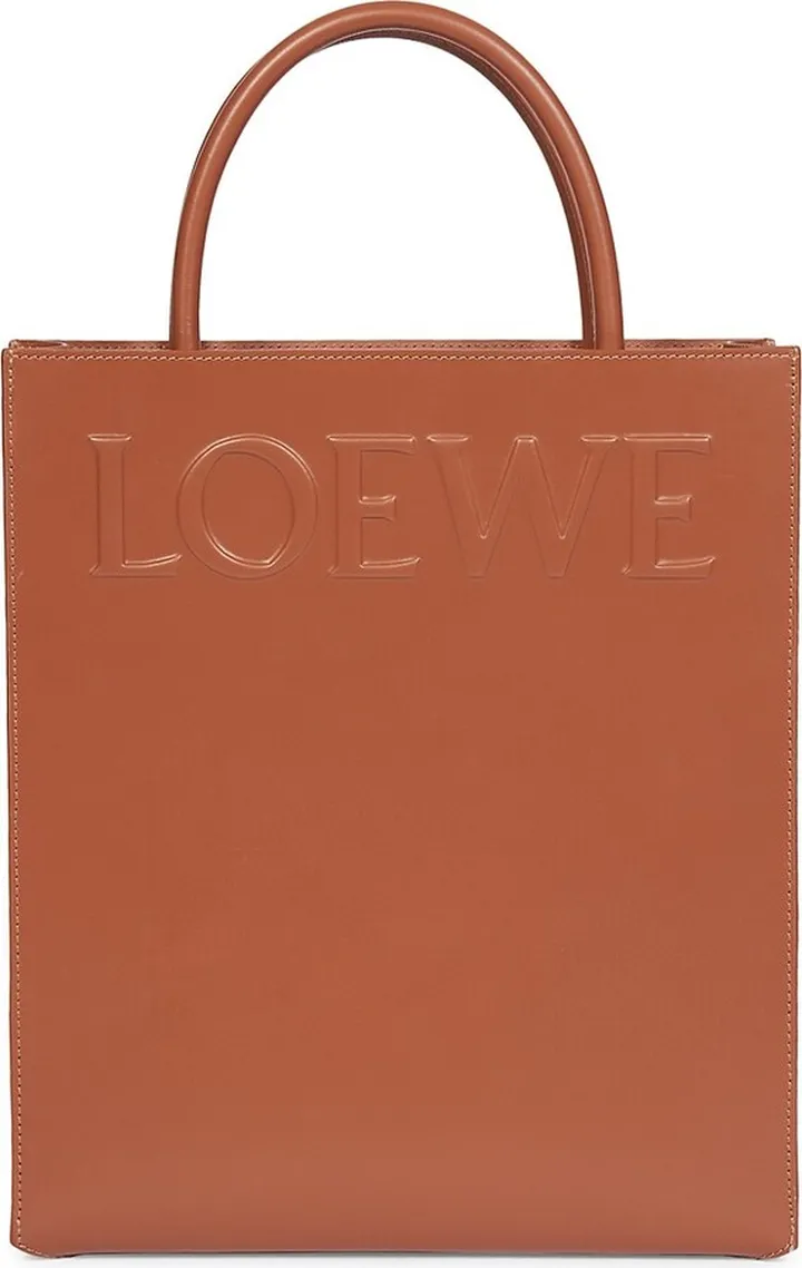 A4 Leather Tote Bag