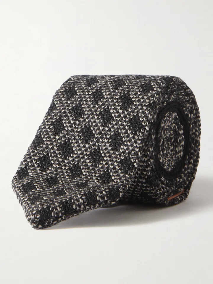 6cm Knitted Wool Tie