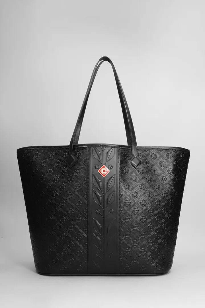 Tote In Black Leather