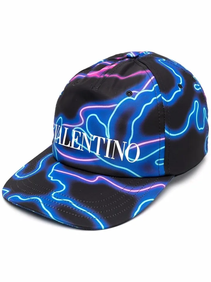 Neon Camou print cap