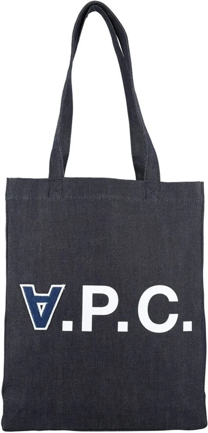 A.P.C. Guitare Poignard Logo Printed Tote Bag