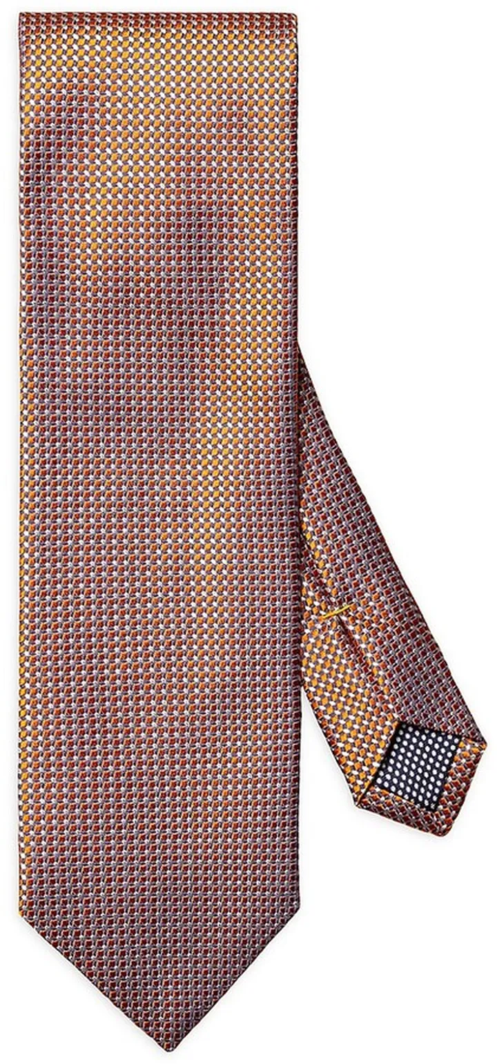 Gradient Geometric Silk Tie