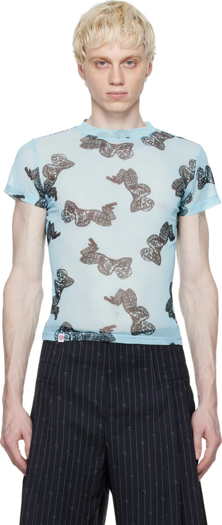 Charles Jeffrey Loverboy Blue Baby T-Shirt