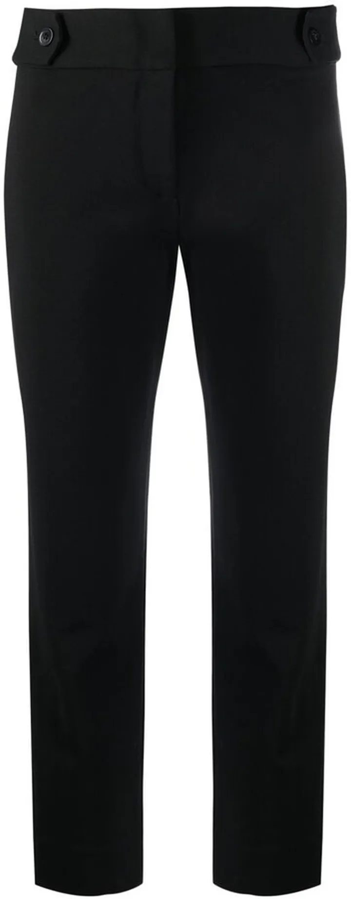 Cropped Mid-Rise Trousers