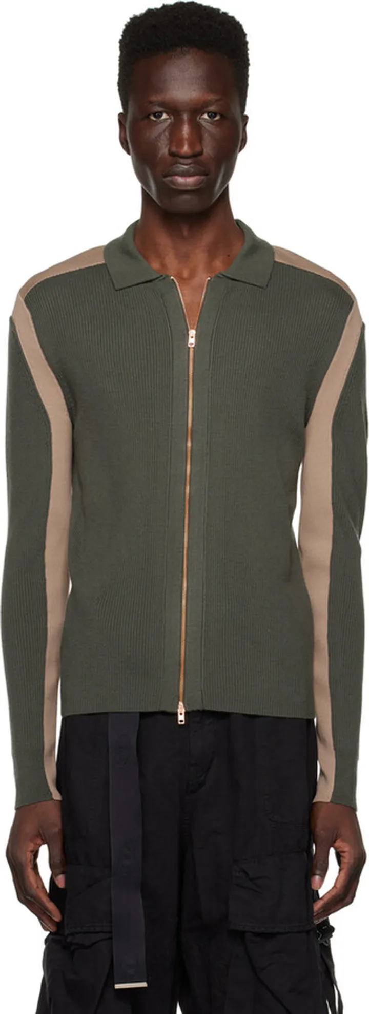 Diesel Gray & Beige K-Allice Sweater