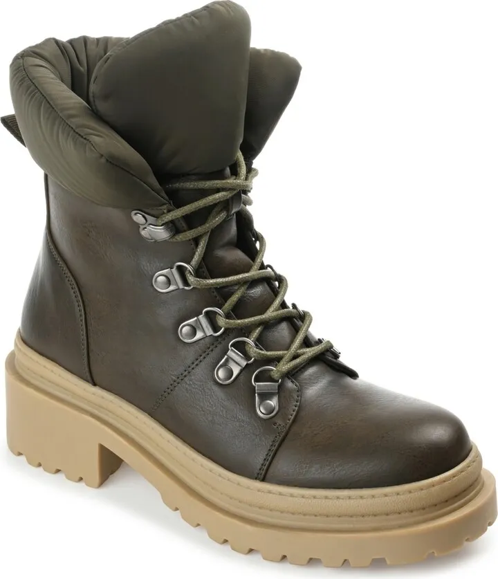 Journee Collection Women's Irrah Combat Boot Women's Shoes