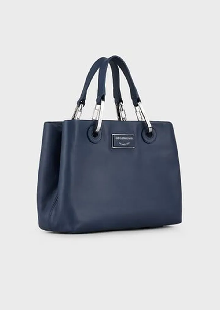 Small MyEA shopper bag in ecological leather