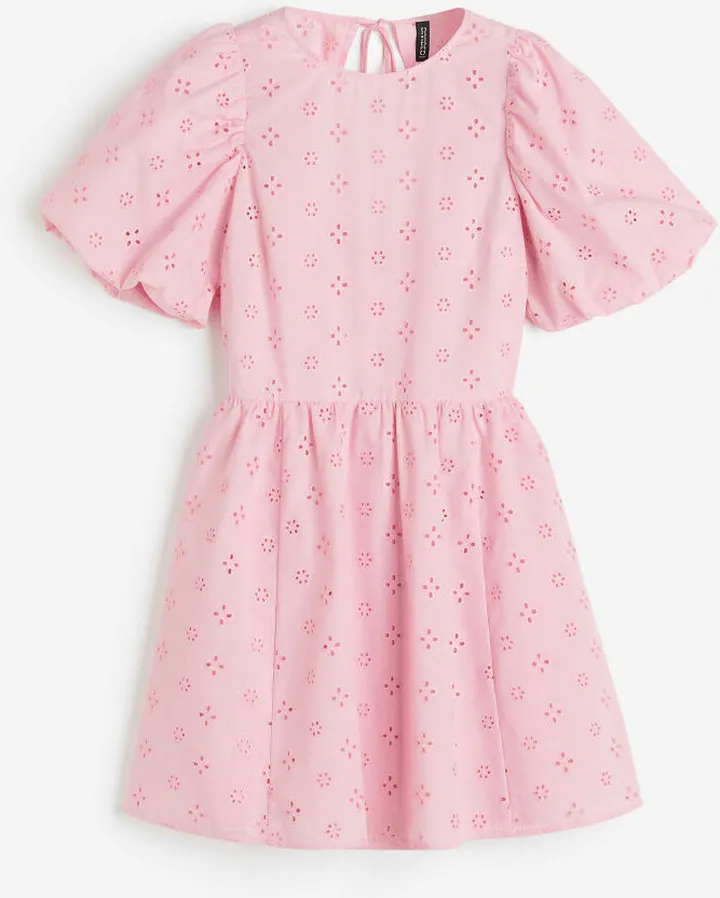 Puff-sleeved Dress