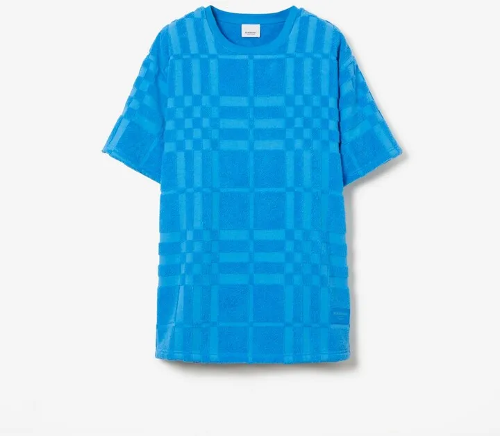 Burberry Check Cotton T-shirt Size: M