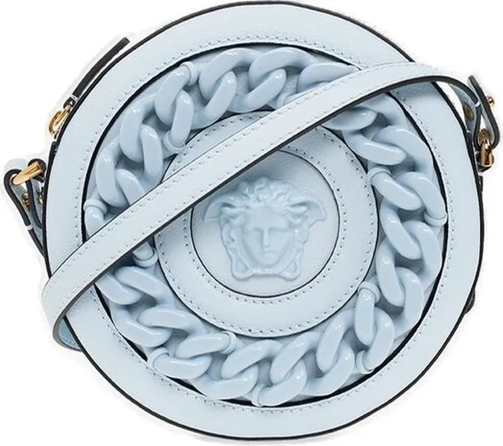 Versace La Medusa Zip-Up Crossbody Bag