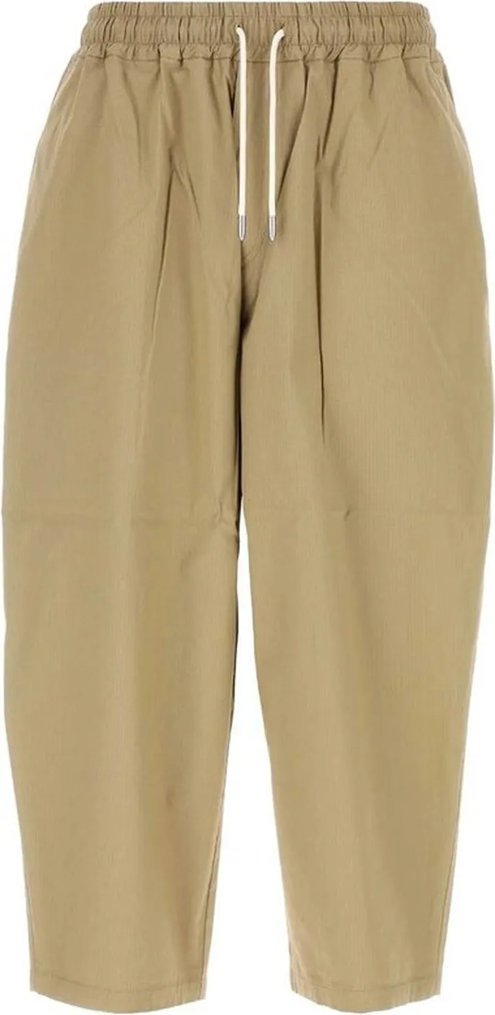 Emporio Armani Drawstring Cropped Pants