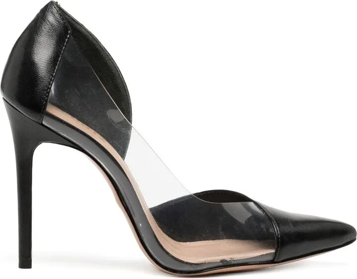 100mm Leather Pumps