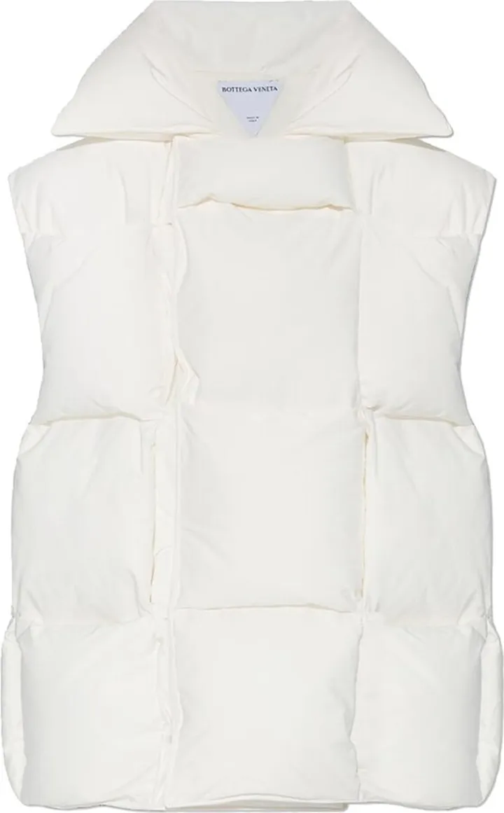 Padded Intreccio Gilet Jacket