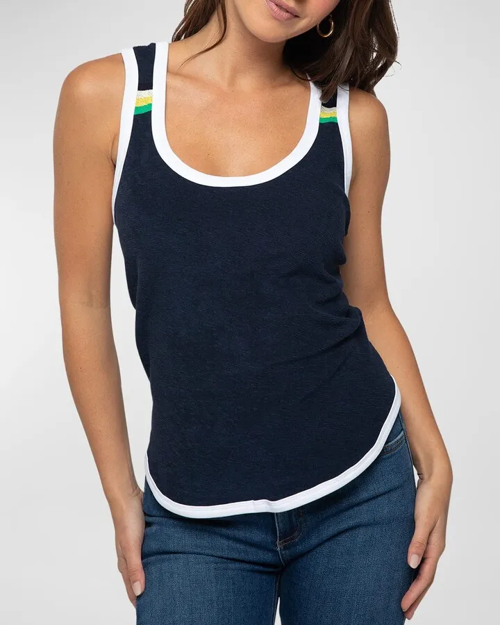 Rio Stripe Terry Tank Top