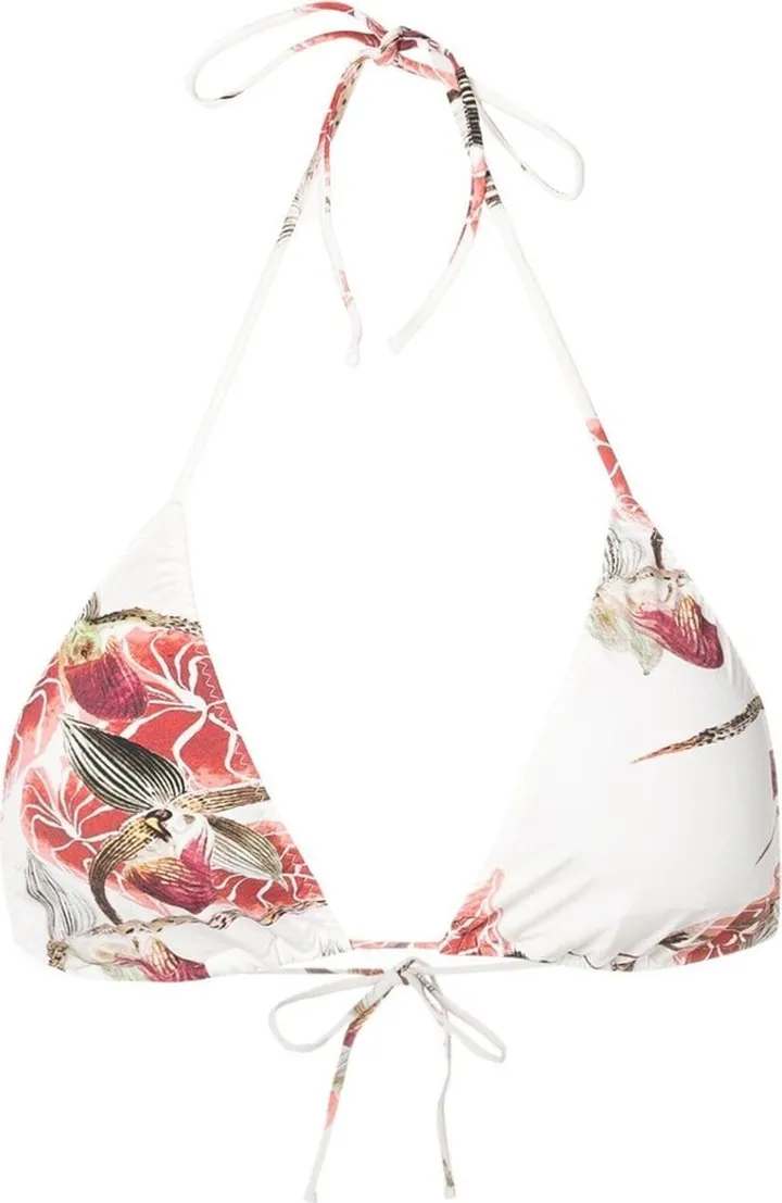 Aava floral-print bikini-top