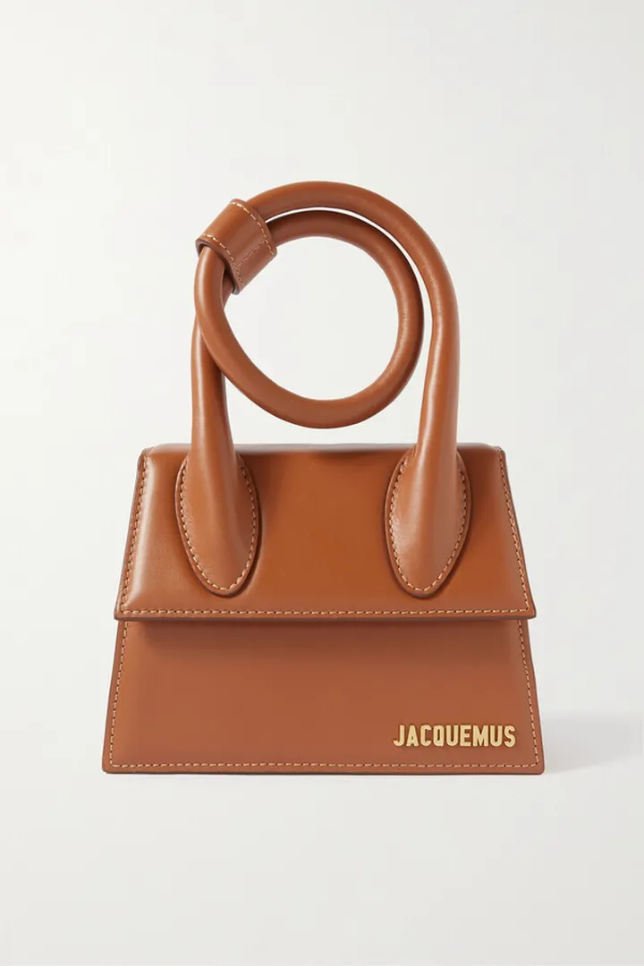Jacquemus - Le Chiquito Noeud Leather Shoulder Bag - Brown