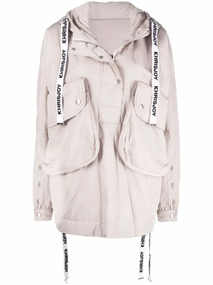 Logo-Trim Padded Jacket